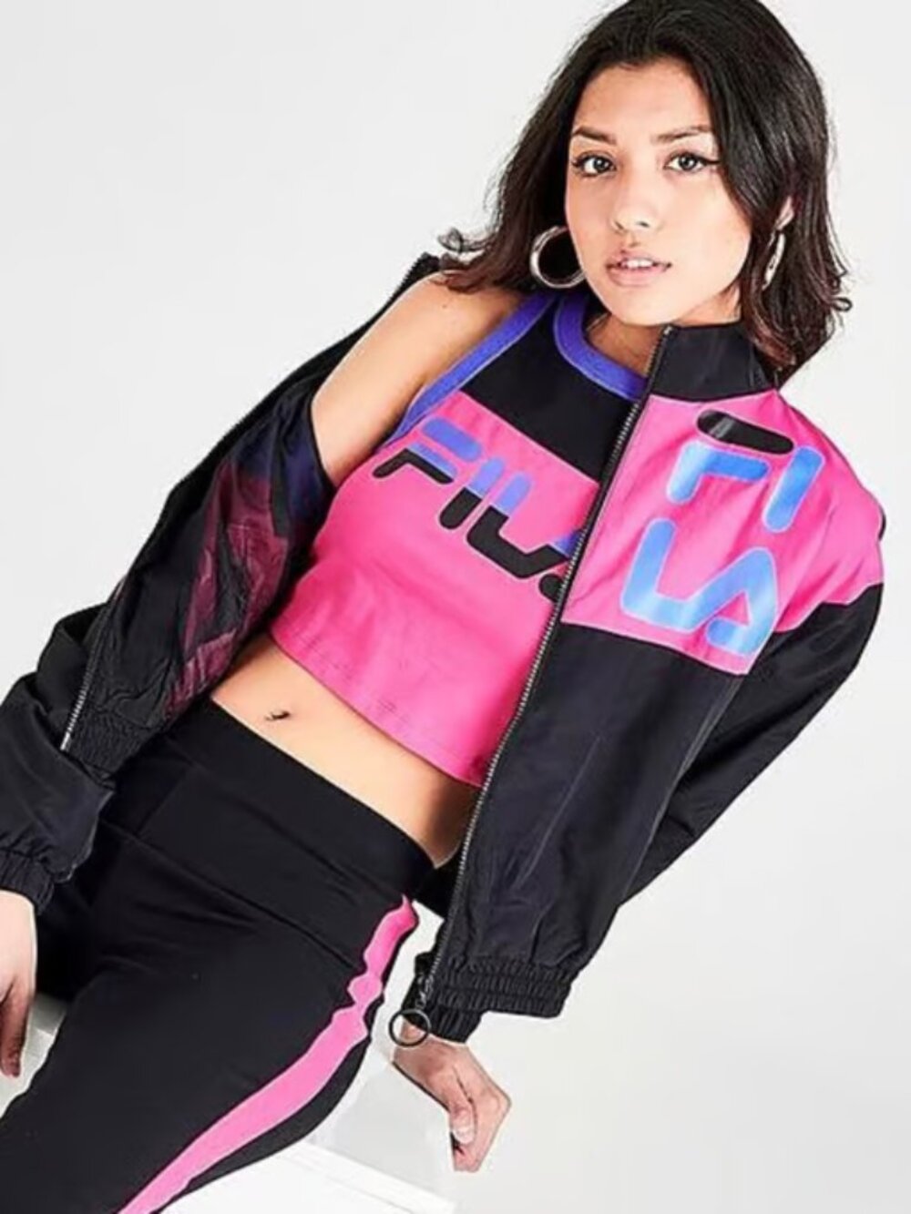 New With Tag Fila Rumi Wind Jacket Y2K Retro Looking~Size L